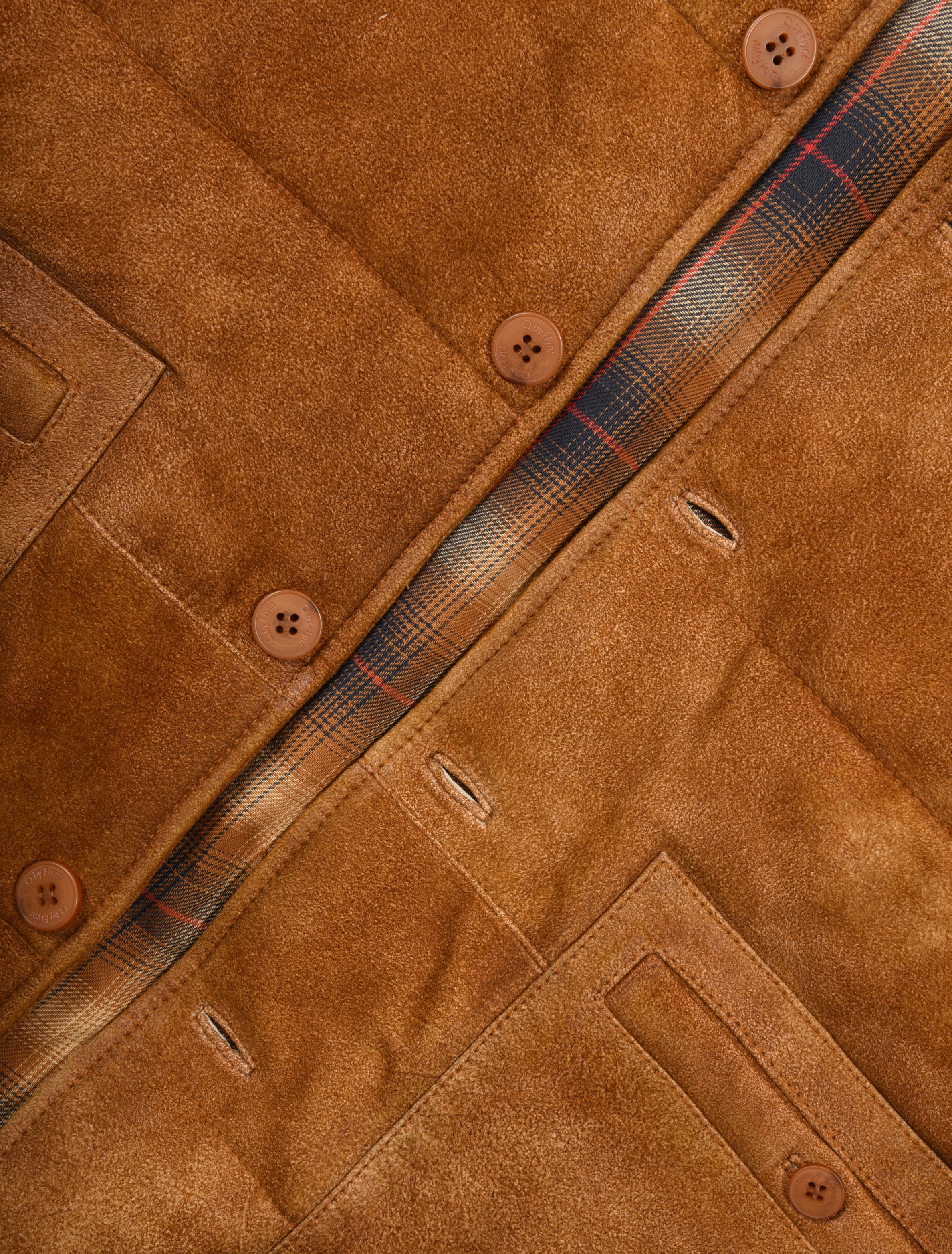 Sueded Leather Vest | Flynt Western