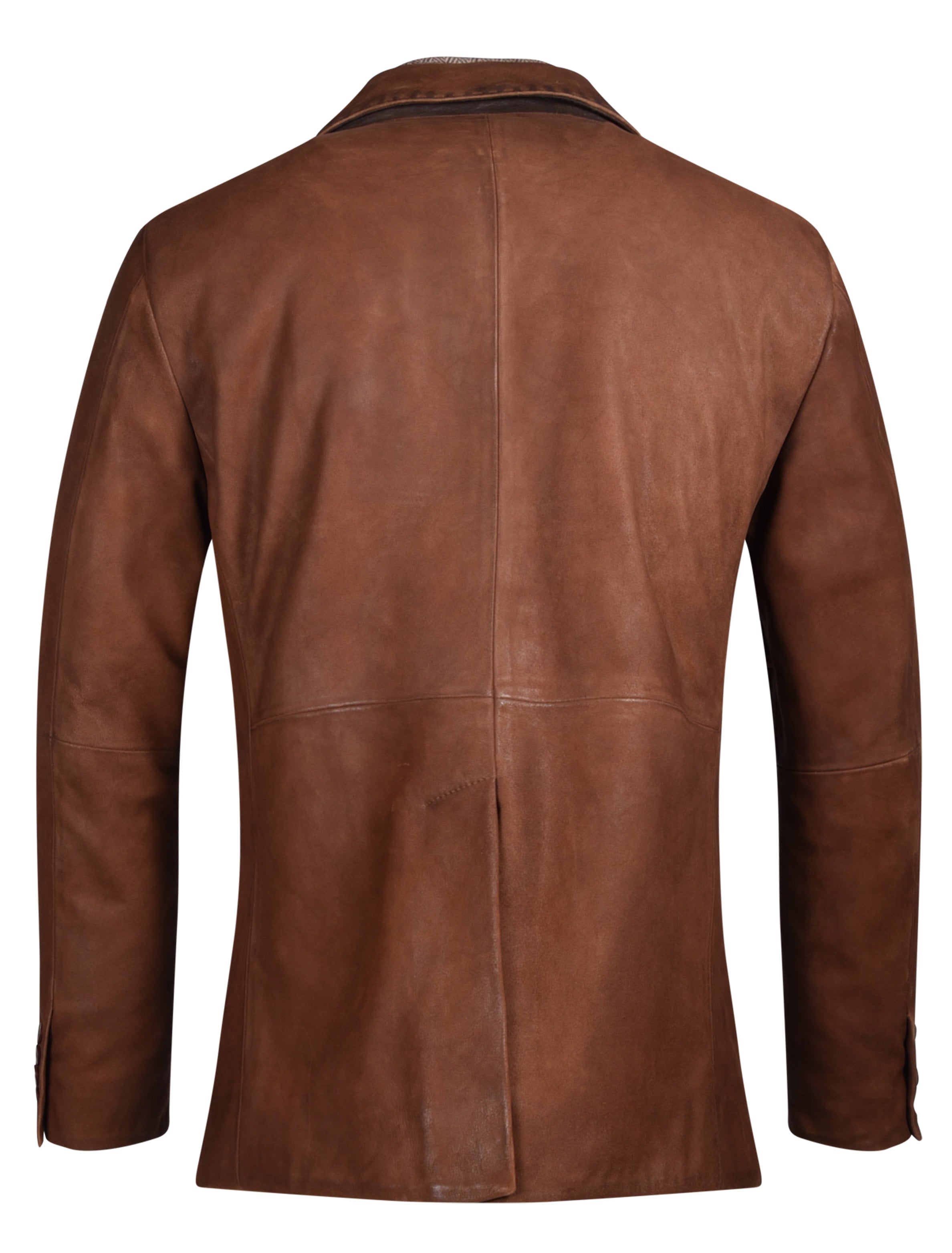 Leather Coat With Liner Flynt Western