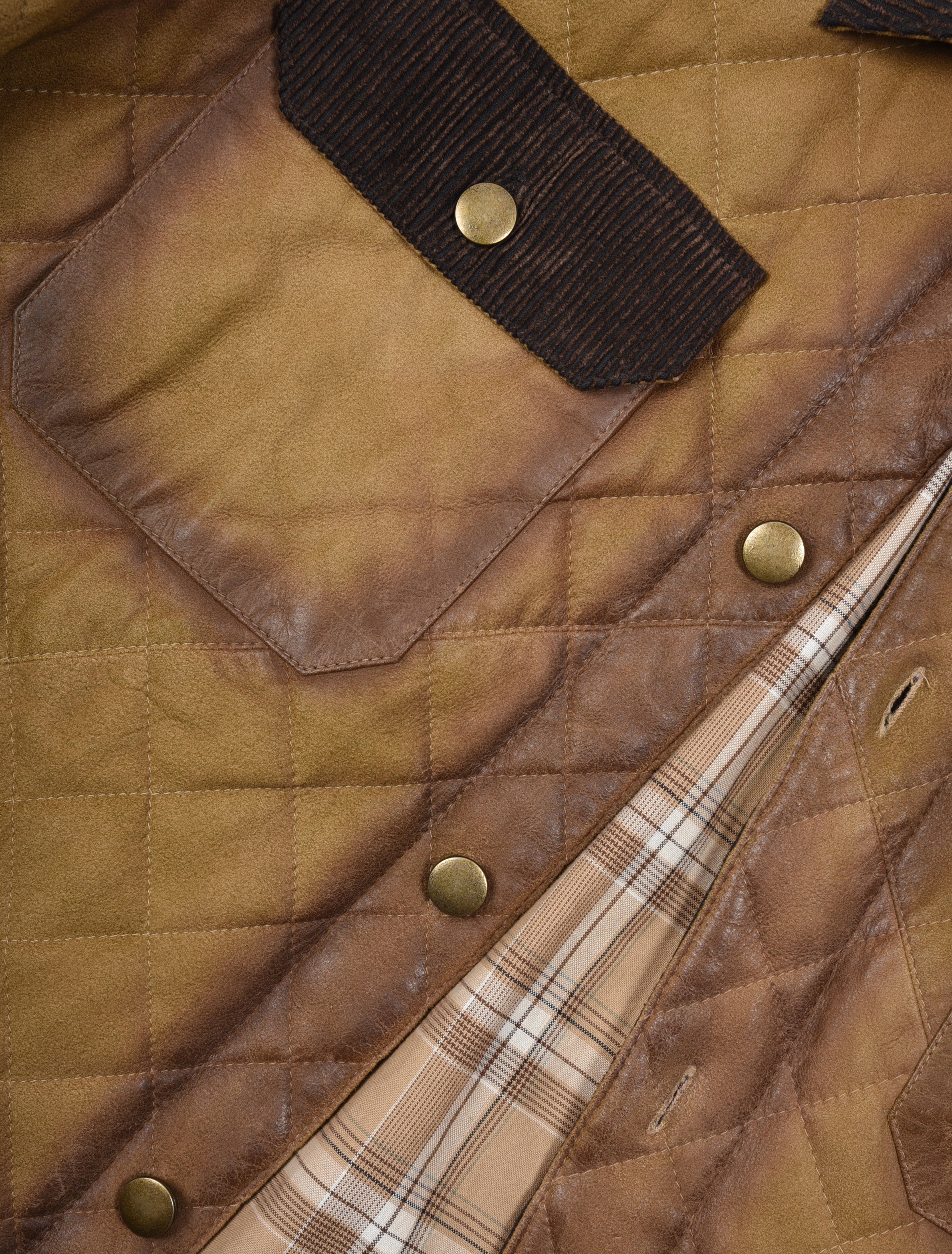 Quilted Trucker Suede Coat | Flynt Western