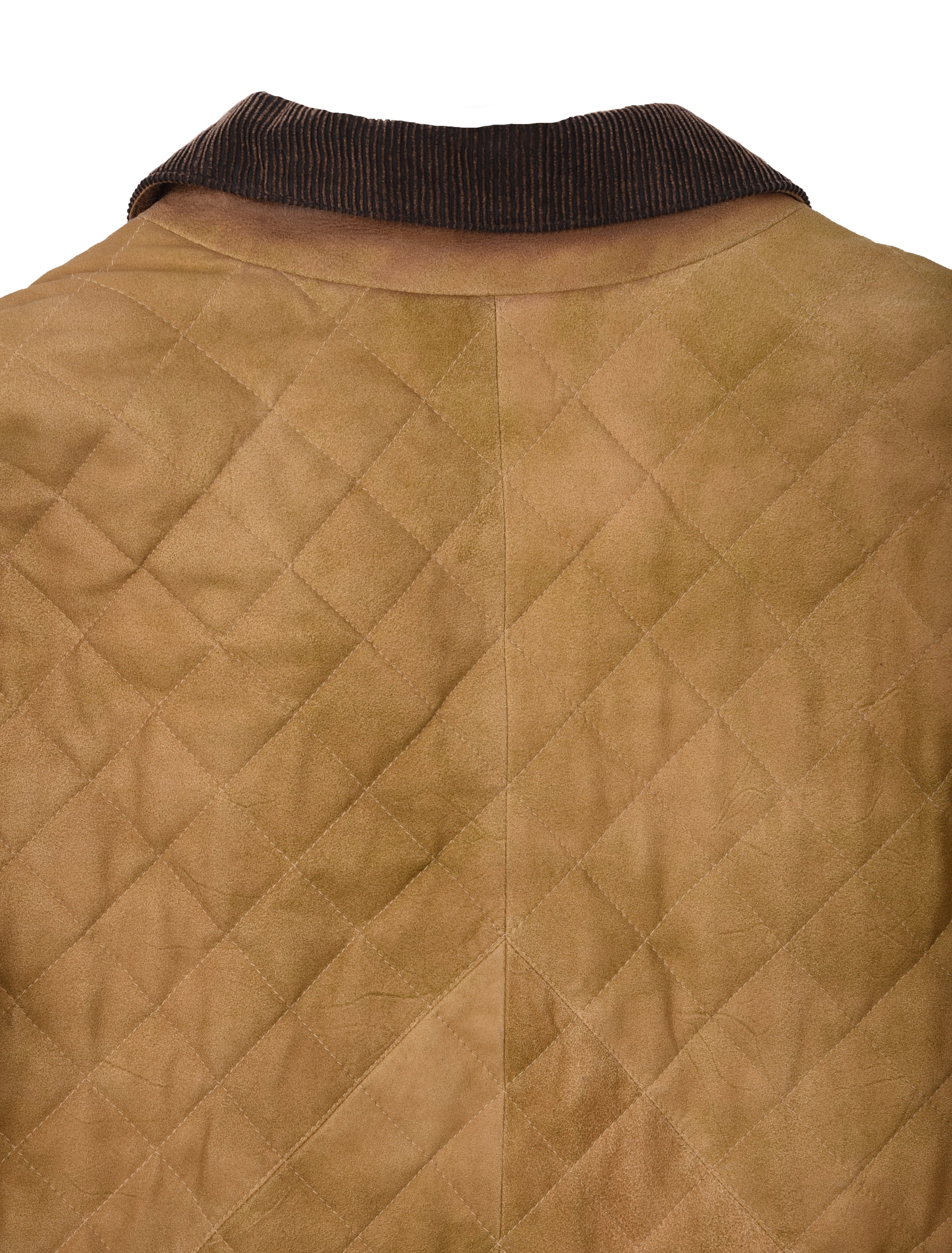 Quilted Trucker Suede Coat | Flynt Western